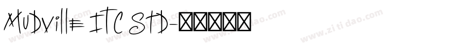 Mudville ITC Std字体转换